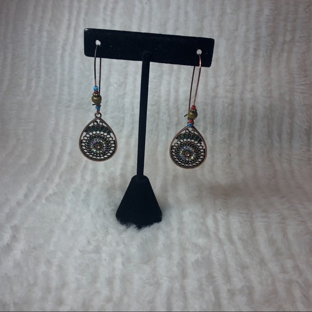 Vintage Ethnic Water Drip Dangle Earring